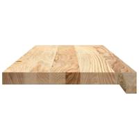 Traptreden 2 st 70x30x2 cm onbehandeld massief eikenhout - thumbnail