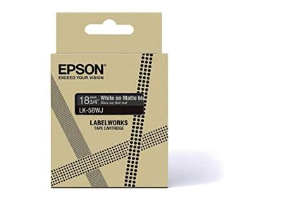 Epson LK-5BWJ Zwart, Wit