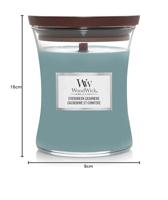 WoodWick evergreen cashmere medium candle - thumbnail