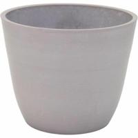 Pot - MEGA COLLECTIES - Ecostone Egg - Ø 31 cm - H 25,5 cm - Taupe - thumbnail