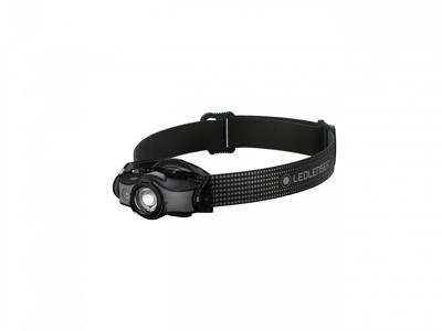 Een zaklamp Ledlenser MH 5 Black-Grey