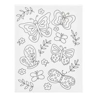 Creativ Company Schildercanvas met print vlinders - 24x30cm - thumbnail