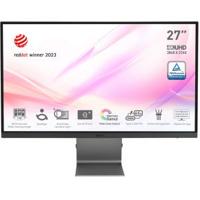 MSI Modern MD271UL computer monitor 68,6 cm (27") 3840 x 2160 Pixels 4K Ultra HD Grijs - thumbnail