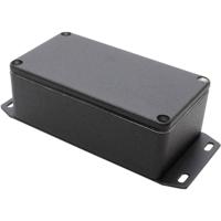 Hammond Electronics 1590WB2FBK Universele behuizing 112 x 60 x 38 Aluminium spuitgietwerk Zwart 1 stuk(s) - thumbnail