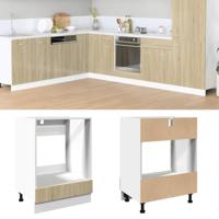 Ovenkast 60x46x81,5 cm spaanplaat sonoma eikenkleurig - thumbnail