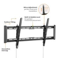 VALUE TV muurbeugel, 47 mm afstand tot de muur, kantelbaar, <228,6cm/90, <75kg - thumbnail