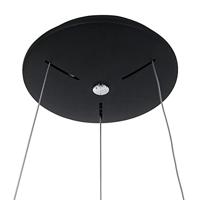 Steinhauer Led hanglampRinglede Ø 48cm zwart - 2695ZW - thumbnail