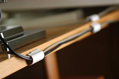 tesa POWERSTRIPS® Kabelclips Wit Inhoud: 5 stuk(s)