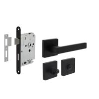 Intersteel Compleet deurklinksetHera zwart toilet - 0023.171399 - thumbnail