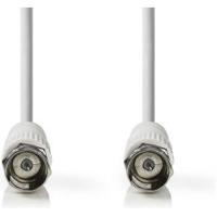 Satelliet- en Antennekabel | F Male - F Male | 5,0 m | Wit - thumbnail