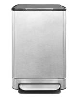 Pedaalemmer Desq 40 liter rvs zilver - thumbnail