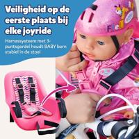 Baby Born fietsstoeltje roze - thumbnail