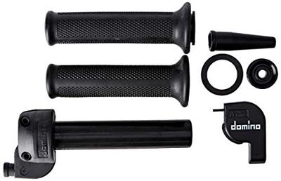Domino gasgreep set "trial" throttle grips plast sw 1-pull, handle g