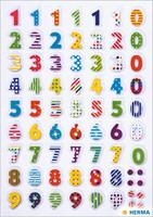 Etiket HERMA 3094 kleurrijke nummers stone - thumbnail