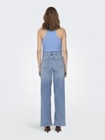 Only Onlmadison Blush Hw Wide Dnm Cro371 Noos 15282975 Mom Jeans Light Blue Denim - thumbnail