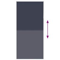 Rolgordijn verduisterend 90x230cm stofbreedte 85,7 cm polyester - thumbnail