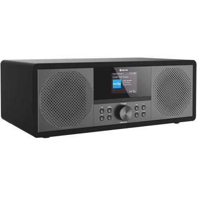 Denver MIR-270B Internetradio met CD-speler Internet, DAB+, VHF (FM) AUX, Bluetooth, CD, USB, WiFi, Internetradio Zwart