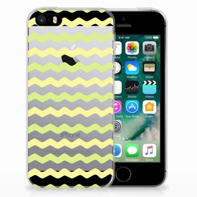 Apple iPhone SE | 5S | TPU bumper | Waves Yellow