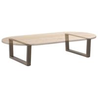 Eettafelpoten 2 st V-vormig 70x(30-31,3) cm staal naturel - thumbnail