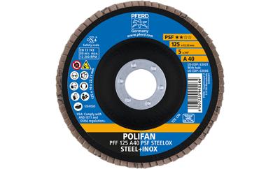 PFERD TOOLS 67708185 A Psf Steelox Lamellenschijf Diameter 180 mm Boordiameter 22.23 mm 10 stuk(s)