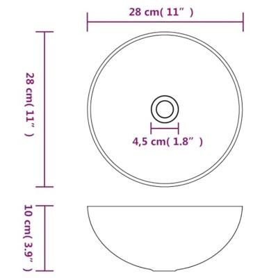 Wastafel rond keramiek matroze Wastafel rond keramiek matroze