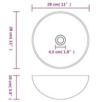 Wastafel rond keramiek matroze - thumbnail