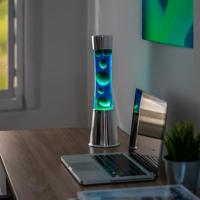 Lava lamp &apos;&apos;tower&apos;&apos; green and blue - thumbnail