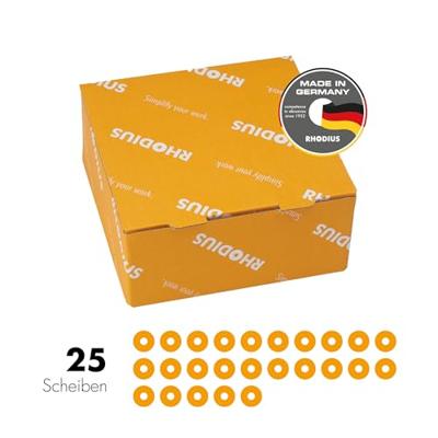 Rhodius 211575 Doorslijpschijfset 125 mm 25 stuk(s) RVS, Staal Rhodius 211575 Doorslijpschijfset 125 mm 25 stuk(s) RVS, Staal