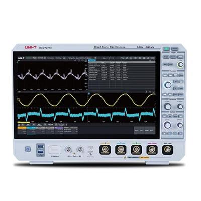 Uni-T MSO7204X Digitale oscilloscoop 1 GHz 10 GSa/s 1 Gpts 8 Bit 1 stuk(s) Uni-T MSO7204X Digitale oscilloscoop 1 GHz 10 GSa/s 1 Gpts 8 Bit 1 stuk(s)