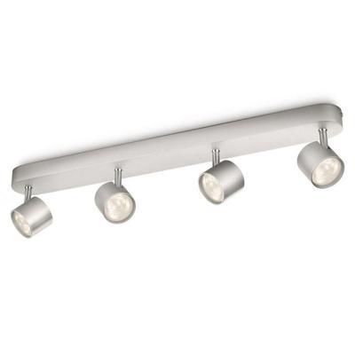 Philips Plafondspot LedMy Living Star 4-lichts metaalgrijs - 562444816