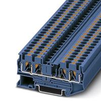 Phoenix Contact 3211802 Doorgangsklem 6.2 mm Snelaansluiting Blauw 1 stuk(s) - thumbnail