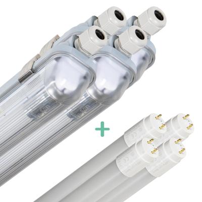 4 PACK - LED's Light Complete LED TL lamp met LED buis 120 cm - Binnen en buiten - 2130 lm - 1x11,5W - 4000K - High Efficiency - Energie Label B