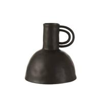 J-Line vaas Kruik Renaissance - keramiek - zwart - Ø 23.5 cm - thumbnail