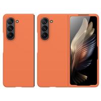 Lunso - Samsung Galaxy Z Fold5 - Backcover hoes - Oranje - thumbnail
