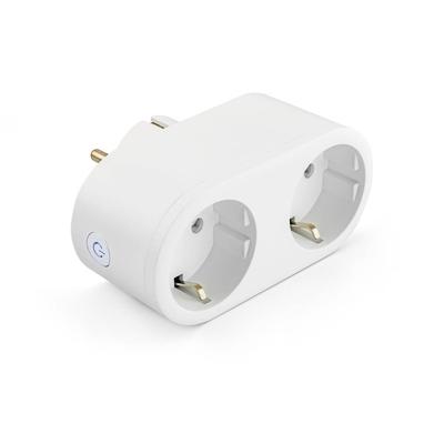 Dubbele Slimme Stekker - Smart Plug Voor Energiebesparing - Google Home, Amazon Alexa en Siri (HWP121E) Dubbele Slimme Stekker - Smart Plug Voor Energiebesparing - Google Home, Amazon Alexa en Siri (HWP121E)