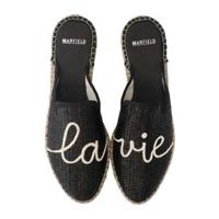 Manfield muiltjes zwart - thumbnail