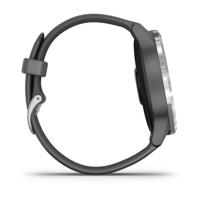 Garmin vivoactive 4 Large MIP Shadow Gray/Stainless Smartwatch Donkergrijs - thumbnail