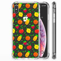 Apple iPhone Xs Max Beschermhoes Fruits - thumbnail