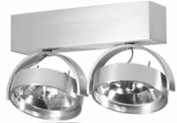 Artdelight 12 volt opbouwspotDutchess 2-lichts - QR 0002 ALU - thumbnail