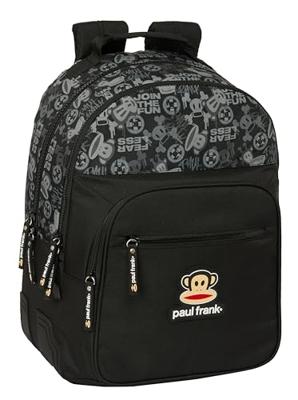 Schoolrugzak Paul Frank Join the fun Zwart 32 x 42 x 15 cm Schoolrugzak Paul Frank Join the fun Zwart 32 x 42 x 15 cm