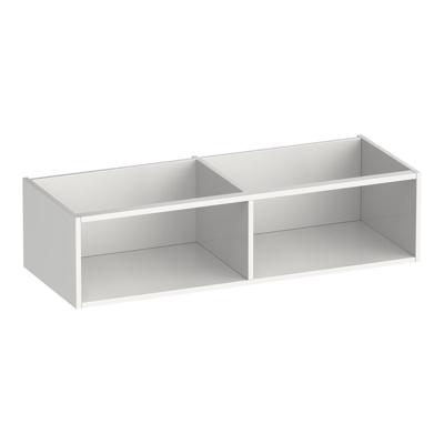 Brauer Flourish - Bijkast - 120 cm - met 2 Opbergvakken - Hoogglans Wit