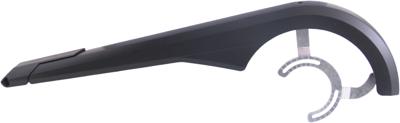 Hesling Kettingscherm velo 42-46t zwart 51 x 10 cm