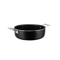 Alessi Braadpan Pots&Pans - AJM102/24 B - Zwart - ø 24 cm / 3.4 liter - door Jasper Morrison - thumbnail