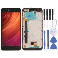 LCD-scherm en digitizer volledige montage met frame voor Xiaomi Redmi Note 5A Prime/Remdi Y1 (zwart) - thumbnail