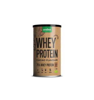 Purasana Whey proteine cacao bio 400 Gram