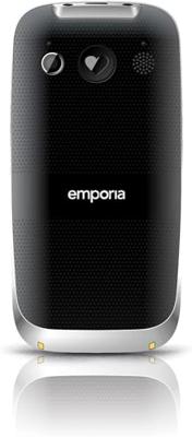 Emporia Euphoria V50 Mobiele Telefoon Met Grote Toetsen (Verlichte Toetsen Seniorentelefoon), Zwart/Zilver
