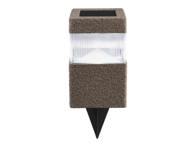 LIVARNO home Solar tuinlamp (Rechthoekig, Donkergrijs)