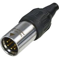 Neutrik NC5MX-TOP kabel-connector XLR Zwart, Zilver - thumbnail
