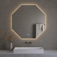 Octagon Spiegel incl. Verwarming en LED Verlichting Best Design Honey 100x100 cm - thumbnail