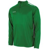 Stanno 408026 First Quarter Zip Top - Green-White - M - thumbnail